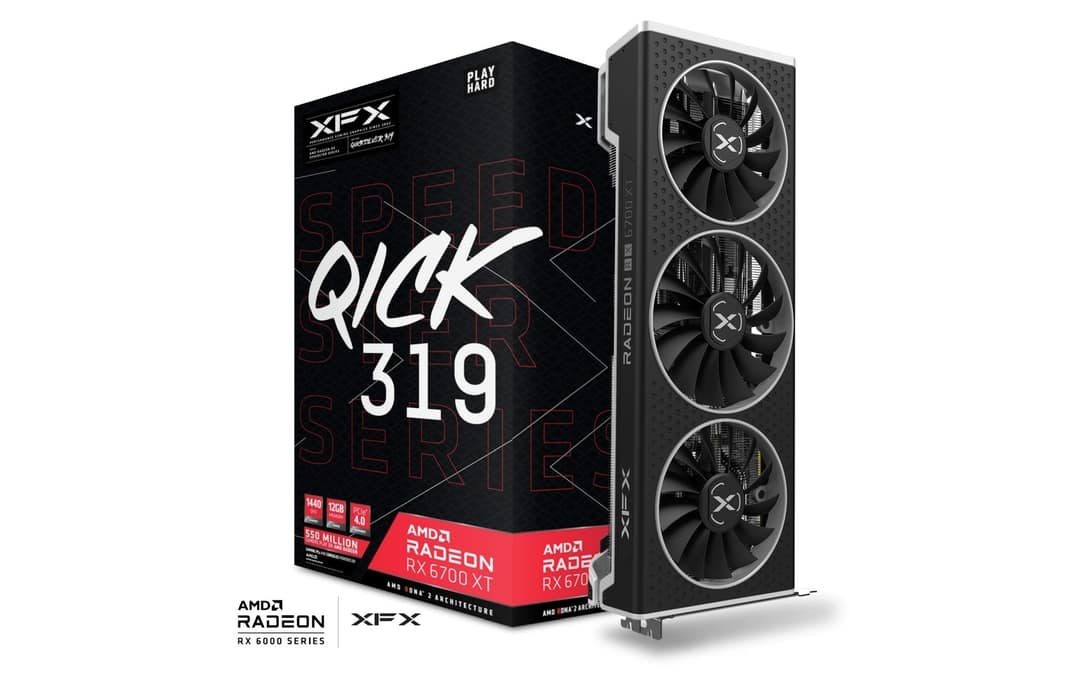 XFX Graphic Card Qick RX 6700XT 12GB GDDR6 XFX Graphic Card Qick RX 6700XT 12GB GDDR6